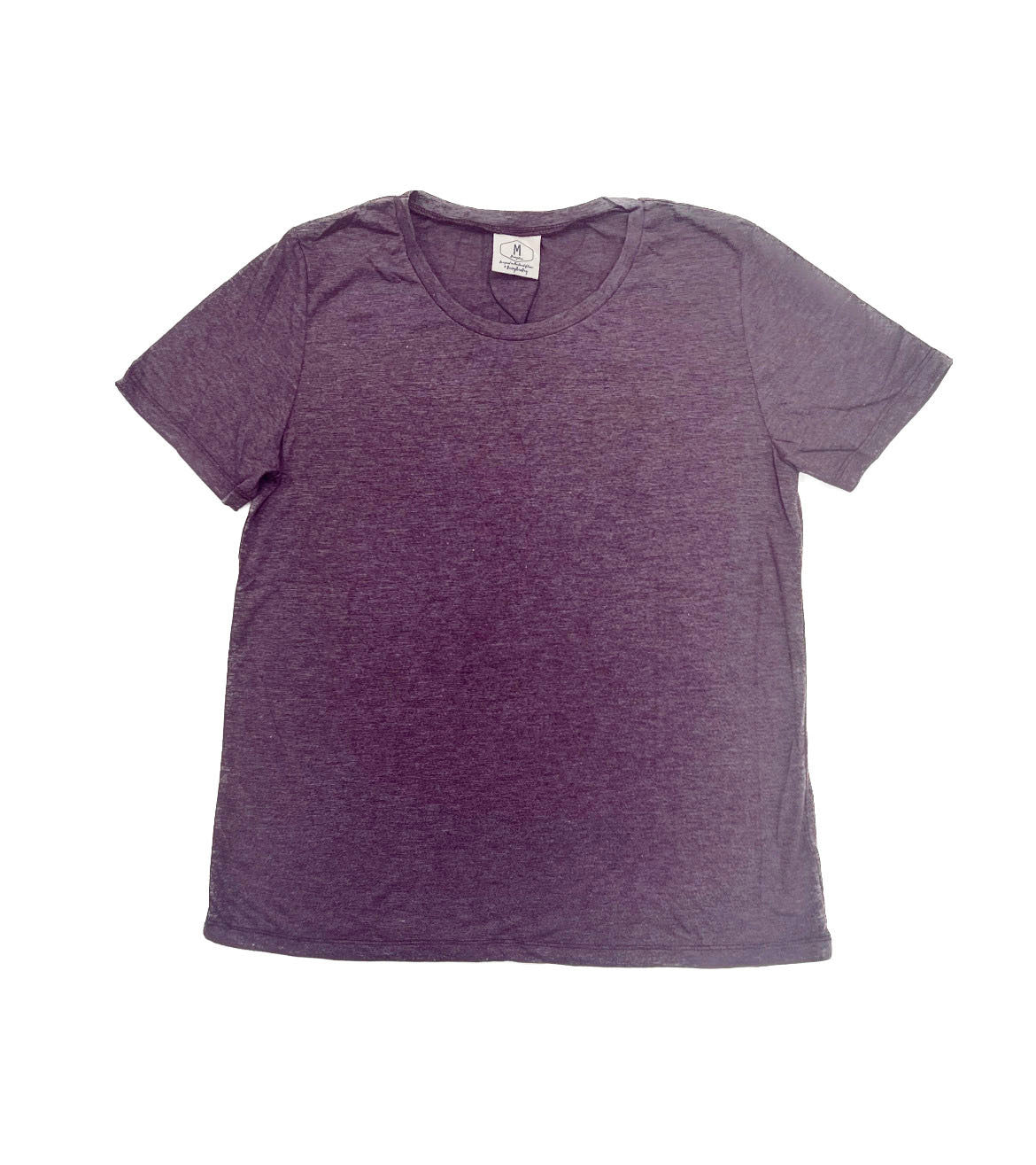 Heathered Purple Crewneck Tee