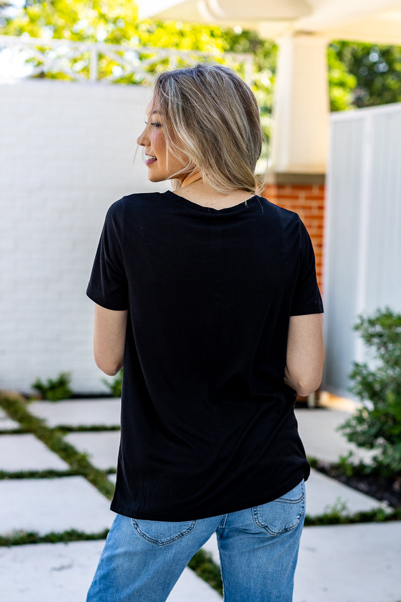 Black Crewneck Tee